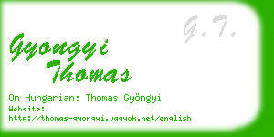 gyongyi thomas business card